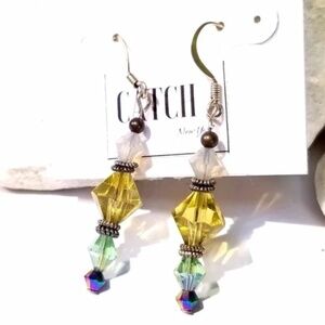 Gorgeous Colored Crystal Earrings